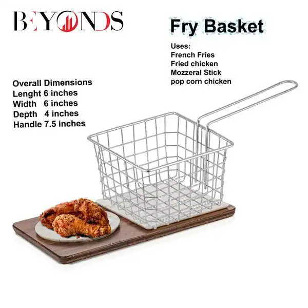 Compact Designs For Kitchens With Limited Space French Fry Basket Holder